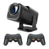 Darrahopens Audio & Video > Projectors & Accessories > Projectors Smart Gaming Projector with 80 Games Dual Controllers