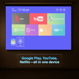 Darrahopens Audio & Video > Projectors & Accessories > Projectors Smart Gaming Projector with 80 Games Dual Controllers