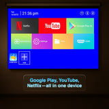 Darrahopens Audio & Video > Projectors & Accessories > Projectors Smart Gaming Projector with 80 Games Dual Controllers