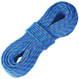 Darrahopens Audio & Video > Projectors & Accessories > Projectors VEVOR 10.2mm Dynamic Climbing Rope, 60M(197ft) Outdoor Rock Climbing Rope 25KN Breaking Tension, Stretchable Fiber Rope with Steel Snap Hooks for Escape, Rappelling, Fire Rescue, Blue