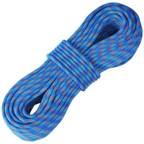 Darrahopens Audio & Video > Projectors & Accessories > Projectors VEVOR 10.2mm Dynamic Climbing Rope, 60M(197ft) Outdoor Rock Climbing Rope 25KN Breaking Tension, Stretchable Fiber Rope with Steel Snap Hooks for Escape, Rappelling, Fire Rescue, Blue