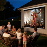 Darrahopens Audio & Video > Projectors & Accessories > Projectors VEVOR Manual Projector Screen, 1829 mm 4:3 4K 1080 HD Retractable Pull Down Projector Screen, Wall Mounted Movie Projection with Pull Rope, Portable Display Projectoin for Family Home Office Theater
