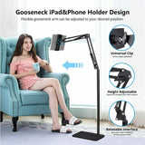 Darrahopens Audio & Video > Projectors & Accessories > Screens & Stands 360 Tablet Floor Stand Adjustable 5-12.9 Inch Overhead Phone Desktop Holder