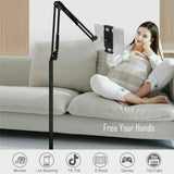 Darrahopens Audio & Video > Projectors & Accessories > Screens & Stands 360 Tablet Floor Stand Adjustable 5-12.9 Inch Overhead Phone Desktop Holder