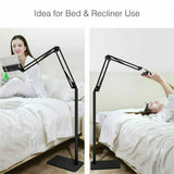 Darrahopens Audio & Video > Projectors & Accessories > Screens & Stands 360 Tablet Floor Stand Adjustable 5-12.9 Inch Overhead Phone Desktop Holder