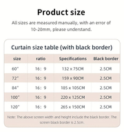 Darrahopens Audio & Video > Projectors & Accessories > Screens & Stands 72in Portable and mobile projection screen with tripod stand, 16:9 HD format, suitable for home theater and indoor wall mounting. Made of polyester fabric, easy to set up and use. Ideal for office presentations and home entertainment, ready to use right o