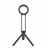 Darrahopens Audio & Video > Projectors & Accessories > Screens & Stands Black Magnetic Phone Stand with Foldable Tripod & Carabiner Hook – Multi-Functional, Portable Smartphone Holder for Outdoor Use