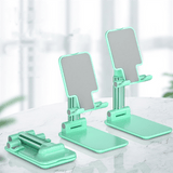 Darrahopens Audio & Video > Projectors & Accessories > Screens & Stands Green Adjustable Desktop Phone Stand with Height Extension and Foldable Design for Online Classes and Streaming Comfortable Hands-Free Solution for Local Users