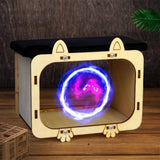 Darrahopens Audio & Video > Projectors & Accessories > Screens & Stands Hologram Phone Projector - Wooden Smartphone Projector Display Stand