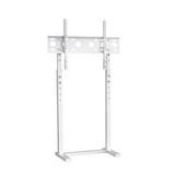 Darrahopens Audio & Video > Projectors & Accessories > Screens & Stands P&P White Adjustable Free Standing TV Stand with Cable Management for TVs