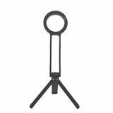 Darrahopens Audio & Video > Projectors & Accessories > Screens & Stands Silver Magnetic Phone Stand with Foldable Tripod & Carabiner Hook – Multi-Functional, Portable Smartphone Holder for Outdoor Use