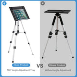 Darrahopens Audio & Video > Projectors & Accessories > Screens & Stands Universal Projector Tripod Laptop Floor Stand DJ Equipment Holder with Plate