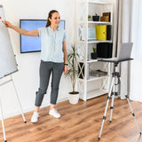 Darrahopens Audio & Video > Projectors & Accessories > Screens & Stands Universal Projector Tripod Laptop Floor Stand DJ Equipment Holder with Plate