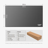 Darrahopens Audio & Video > Projectors & Accessories > Screens & Stands Winways UST Throw ALR 120'' Fixed Frame Fresnel Screen