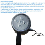 Darrahopens Audio & Video > Speakers > Audio Speakers LED Lights Speaker with Powerful Bass Black