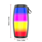 Darrahopens Audio & Video > Speakers > Audio Speakers LED Lights Speaker with Powerful Bass Black