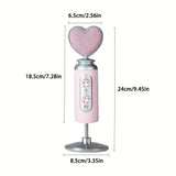 Darrahopens Audio & Video > Speakers > Audio Speakers Pink Heart Microphone Set, Cardioid Noise Reduction, Real-time Monitoring & One-Touch Mute, Handheld & Desktop Dual Modes, Type-C Plug-and-Play, Essential for Podcasting, Live Streaming & Karaoke. In Australia - Darrahopens