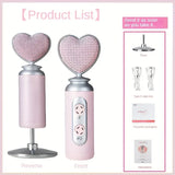 Darrahopens Audio & Video > Speakers > Audio Speakers Pink Heart Microphone Set, Cardioid Noise Reduction, Real-time Monitoring & One-Touch Mute, Handheld & Desktop Dual Modes, Type-C Plug-and-Play, Essential for Podcasting, Live Streaming & Karaoke. In Australia - Darrahopens