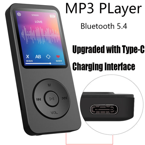 Darrahopens Audio & Video > Speakers > Audio Speakers Portable Digital Music Player - Bluetooth 5.4, Hi-Fi Lossless Sound, 8GB Built-in & Expandable Storage(black 16GB)