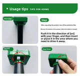 Darrahopens Audio & Video > Speakers > Audio Speakers Solar-Powered Sonic Snake and Rodent Repeller Ground Stake - Outdoor Waterproof Ground Vibration Pest Deterrent Device - Ultrasonic Control for Moles, Voles, and House Mice - Garden Lawn Protection - Green Square Top Model
