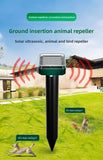 Darrahopens Audio & Video > Speakers > Audio Speakers Solar-Powered Sonic Snake and Rodent Repeller Ground Stake - Outdoor Waterproof Ground Vibration Pest Deterrent Device - Ultrasonic Control for Moles, Voles, and House Mice - Garden Lawn Protection - Green Octagon Top Model