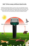 Darrahopens Audio & Video > Speakers > Audio Speakers Solar-Powered Sonic Snake and Rodent Repeller Ground Stake - Outdoor Waterproof Ground Vibration Pest Deterrent Device - Ultrasonic Control for Moles, Voles, and House Mice - Garden Lawn Protection - Green Circular Top Model