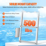Darrahopens Audio & Video > Speakers > Audio Speakers VEVOR Dock Ladder, Removable 4 Steps, 500 lbs Load Capacity, Aluminum Alloy Pontoon Boat Ladder with 3.1'' Wide Step & Nonslip Rubber Mat, Easy to Install for Ship/Lake/Pool/Marine Boarding