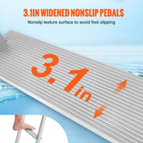 Darrahopens Audio & Video > Speakers > Audio Speakers VEVOR Dock Ladder, Removable 4 Steps, 500 lbs Load Capacity, Aluminum Alloy Pontoon Boat Ladder with 3.1'' Wide Step & Nonslip Rubber Mat, Easy to Install for Ship/Lake/Pool/Marine Boarding