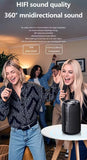 Darrahopens Audio & Video > Speakers > Audio Speakers Wireless Speaker with Dual Karaoke Microphones