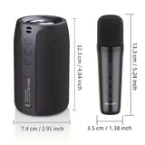 Darrahopens Audio & Video > Speakers > Audio Speakers Wireless Speaker with Dual Karaoke Microphones