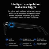 Darrahopens Audio & Video > Speakers > Bluetooth Speakers AI Smart Translation Glasses: 110+ Languages, Photochromic Lenses, Bluetooth – Ideal for Travel, Business & Daily Use（black）