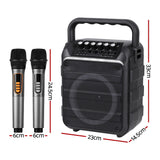 Darrahopens Audio & Video > Speakers > Bluetooth Speakers Alpha Portable Karaoke Machine with 2 Wireless Microphones Bluetooth 5.3