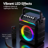 Darrahopens Audio & Video > Speakers > Bluetooth Speakers Alpha Portable Karaoke Machine with 2 Wireless Microphones Bluetooth 5.3