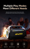 Darrahopens Audio & Video > Speakers > Bluetooth Speakers AWEI KT18 Portable Karaoke Bluetooth Speaker with 2 Wireless Microphones,black In Australia - Darrahopens