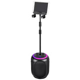 Darrahopens Audio & Video > Speakers > Bluetooth Speakers Black Wireless Karaoke System with Bluetooth Audio and Disco Lights In Australia - Darrahopens