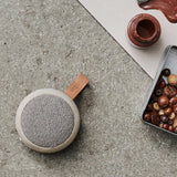 Darrahopens Audio & Video > Speakers > Bluetooth Speakers Kreafunk Ago 2 Fabric Bluetooth Speaker - Wheat