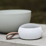 Darrahopens Audio & Video > Speakers > Bluetooth Speakers Kreafunk Ago 2 Fabric Bluetooth Speaker - White