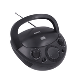 Darrahopens Audio & Video > Speakers > Bluetooth Speakers Laser Black Portable CD Boombox with AM/FM Radio