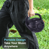 Darrahopens Audio & Video > Speakers > Bluetooth Speakers Laser Black Portable CD Boombox with AM/FM Radio