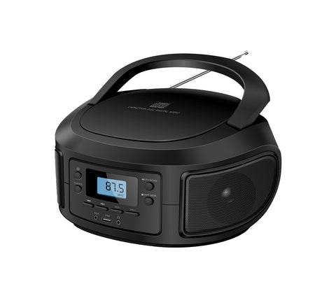 Darrahopens Audio & Video > Speakers > Bluetooth Speakers Laser Bluetooth CD/MP3 Boombox - Portable FM Radio Player