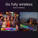 Darrahopens Audio & Video > Speakers > Bluetooth Speakers Laser RGB Bluetooth Gaming Soundbar Black
