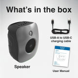Darrahopens Audio & Video > Speakers > Bluetooth Speakers Laser RGB Mini Party Speaker Black