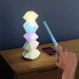 Darrahopens Audio & Video > Speakers > Bluetooth Speakers Magic Crystal Sound Lamp with RGB Music Rhythm, Bluetooth Speaker & Remote Control Wand – Ambient Night Light for Gaming Desk, Bedroom, and Home Décor (Green) In Australia - Darrahopens