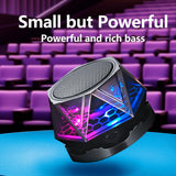 Darrahopens Audio & Video > Speakers > Bluetooth Speakers Magnetic Bluetooth Speaker – RGB Light Show, IPX7 Waterproof, TWS Stereo Pairing, 24H Playtime, Compact Design – Perfect for Home, Car, Outdoor Use (Black)