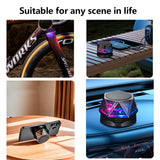 Darrahopens Audio & Video > Speakers > Bluetooth Speakers Magnetic Bluetooth Speaker – RGB Light Show, IPX7 Waterproof, TWS Stereo Pairing, 24H Playtime, Compact Design – Perfect for Home, Car, Outdoor Use (Black)