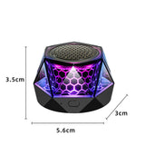Darrahopens Audio & Video > Speakers > Bluetooth Speakers Magnetic Bluetooth Speaker – RGB Light Show, IPX7 Waterproof, TWS Stereo Pairing, 24H Playtime, Compact Design – Perfect for Home, Car, Outdoor Use (Black)