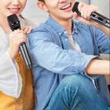 Darrahopens Audio & Video > Speakers > Bluetooth Speakers Plug and Play Wireless Microphone Rechargeable Karaoke Mic for Singing Speeches Events Gray
