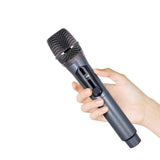 Darrahopens Audio & Video > Speakers > Bluetooth Speakers Plug and Play Wireless Microphone Rechargeable Karaoke Mic for Singing Speeches Events Gray