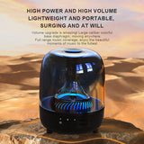 Darrahopens Audio & Video > Speakers > Bluetooth Speakers Portable Wireless Speaker with 12D Surround Bass, RGB Water Ripple Ambient Light, wireless 5.3, Hands-Free Calling, Wireless Speaker for Home, Outdoor, Party, Compatible with iPhone, Android, Laptop，Blue