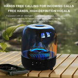 Darrahopens Audio & Video > Speakers > Bluetooth Speakers Portable Wireless Speaker with 12D Surround Bass, RGB Water Ripple Ambient Light, wireless 5.3, Hands-Free Calling, Wireless Speaker for Home, Outdoor, Party, Compatible with iPhone, Android, Laptop，Grey